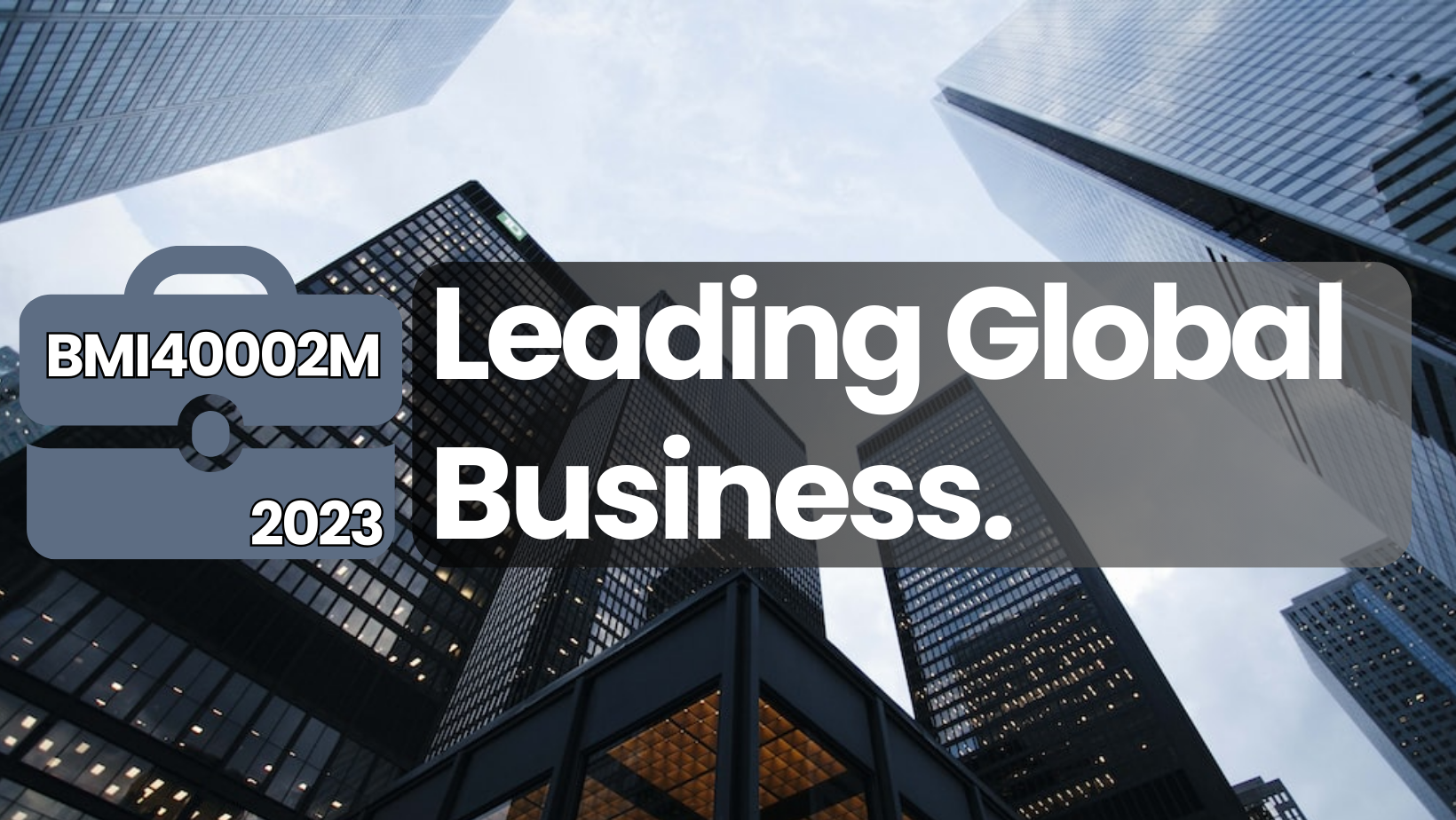 BMI4002M | Leading Global Business | 2023-24 SEM1 - OMC