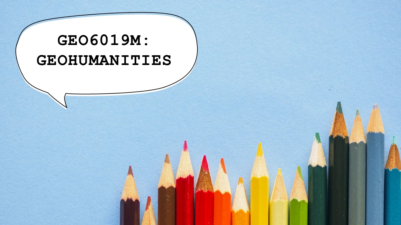 GEO601<span class="highlight">9</span>M-2025-26-SEM2-A GEO601<span class="highlight">9</span>M | Geohumanities | 2025-26 SEM2 (Group A)