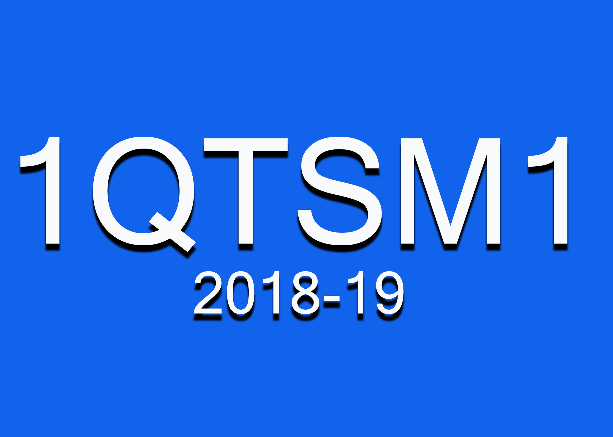 1QTSM1-2018-1<span class="highlight">9</span>-SEM2 1QTSM1 Children's Learning in Mathematics 1, 2018-1<span class="highlight">9</span> SEM2